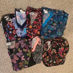 7 Scrub Tops Bundle